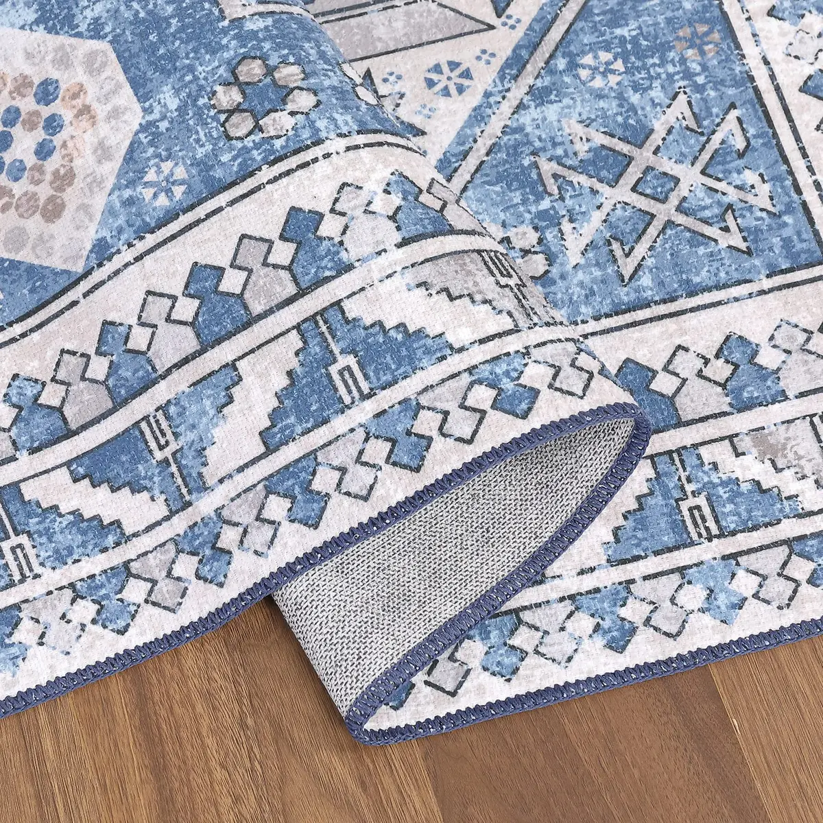WESTLOOM Runner Rug 2x6 Feet | Washable Non-Slip Vintage Medallion (70-120 chars) - view 3