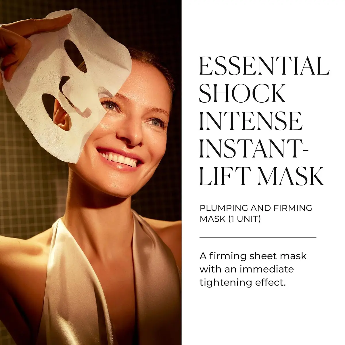 Natura Bissé Essential Shock Intense Instant-Lift Mask - Immediate Lifting with Collagen & Hyaluronic Acid (15ml) - view 2