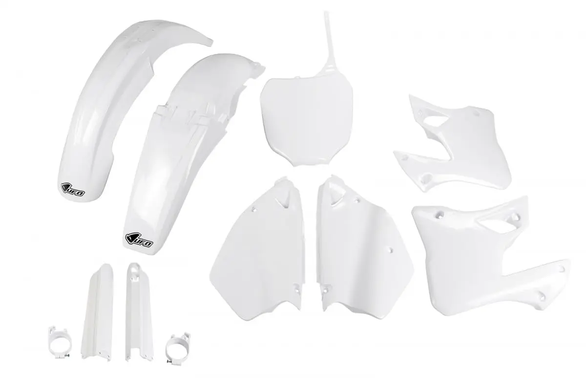 UFO PLAST Complete Kit White Yamaha YZ 125 2000-2001 | Vehicle Specific Fit, Classic Style - main product image