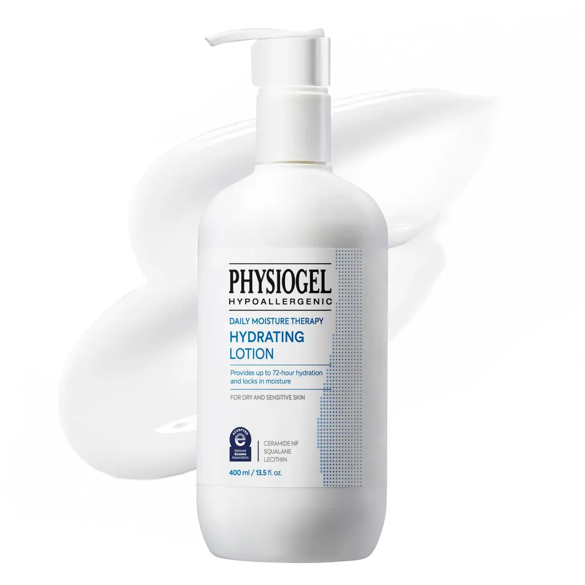 PHYSIOGEL Daily Moisture Therapy Body Lotion for Dry & Sensitive Skin | 72HR Hydration, Fragrance-Free - main product image