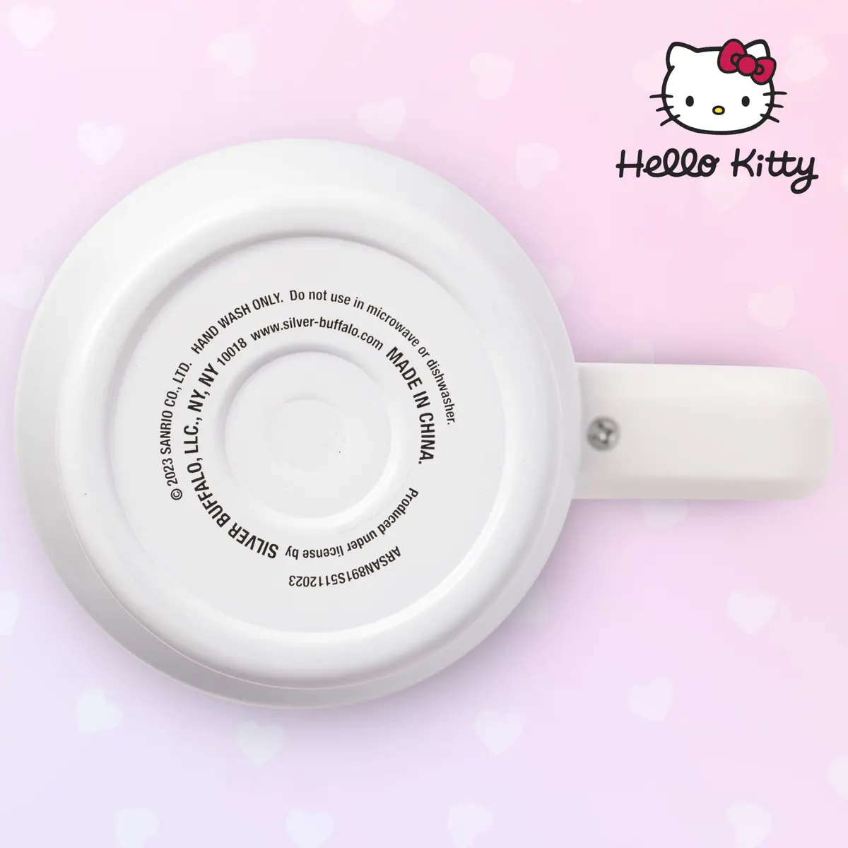 Silver Buffalo Hello Kitty Stainless Steel Tumbler 40oz | Cute Collage Design, Keeps Drinks Hot 4h Cold 6h - view 5