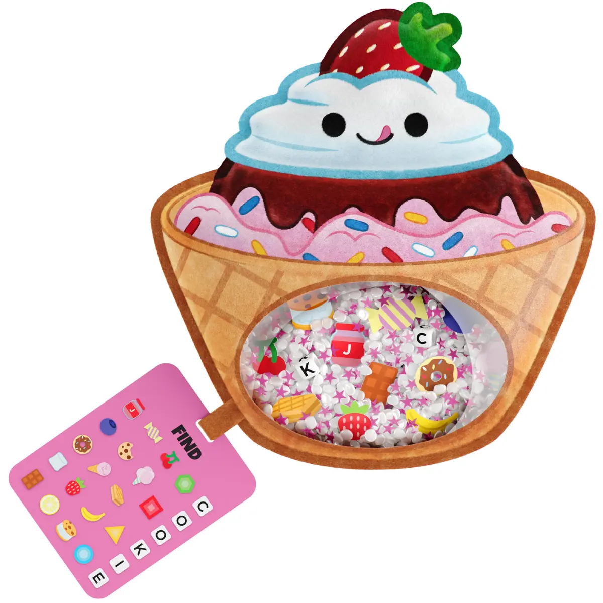 Vango BIZYBOO Guac Plush Figure | Seek & Find Hidden Object Game for Kids 2+ (25+ Objects) - main product image
