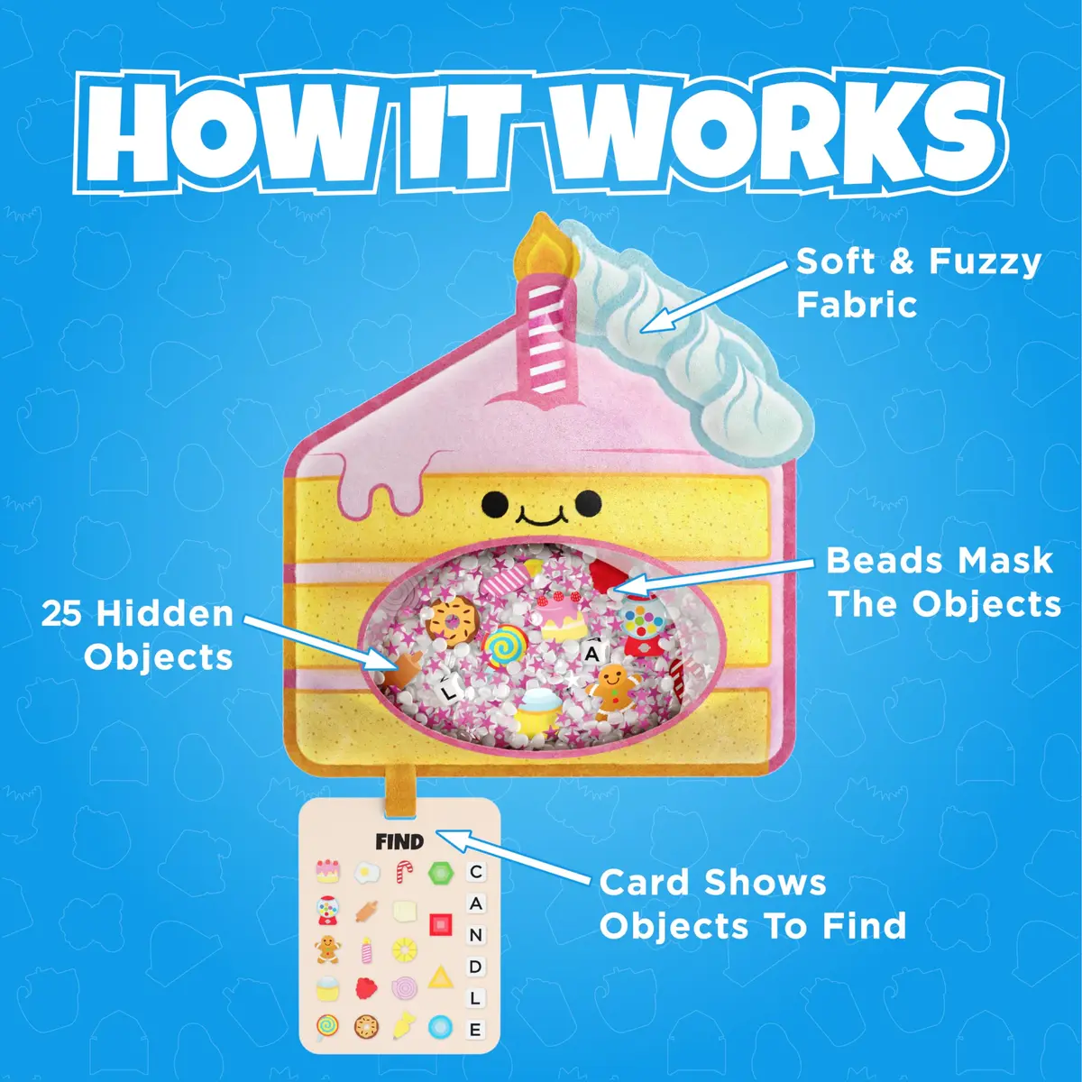 Vango BIZYBOO Guac Plush Figure | Seek & Find Hidden Object Game for Kids 2+ (25+ Objects) - view 5