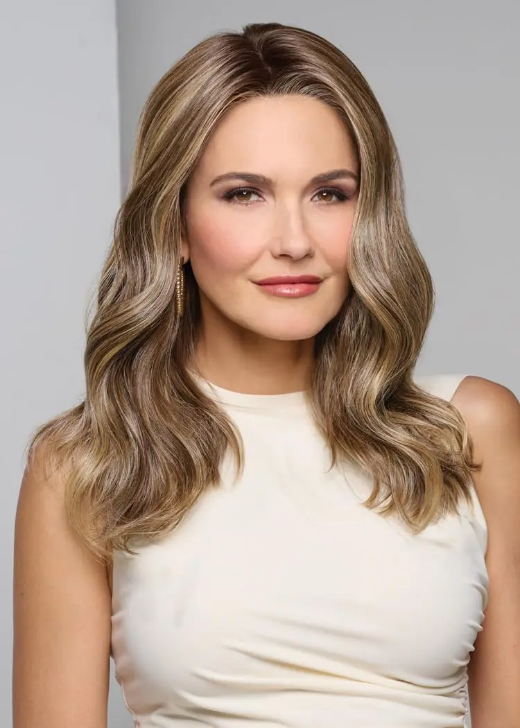 Hair u wear Raquel Welch Selfie Mode Wig with Long Wavy Layers, Memory Cap III, Lace Front, Average Cap Size - view 6