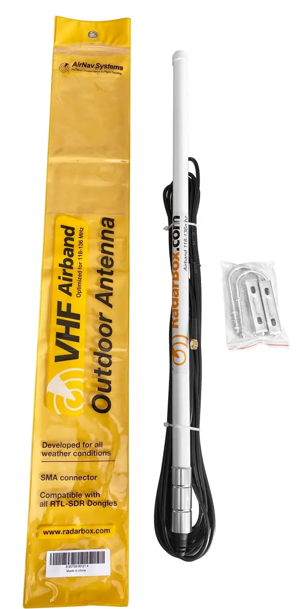 AirNav Radar VHF Airband 118-136 MHz Outdoor Antenna with SMA Connector | Long-Range VHF Reception - view 4