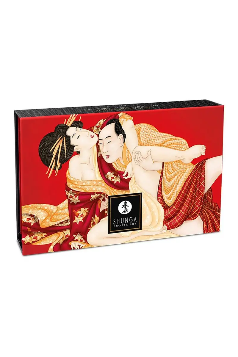 Shunga Kissable Massage Powder Sparkling Strawberry Wine 1 Oz | Edible, Body-Safe, Fun Foreplay - view 5