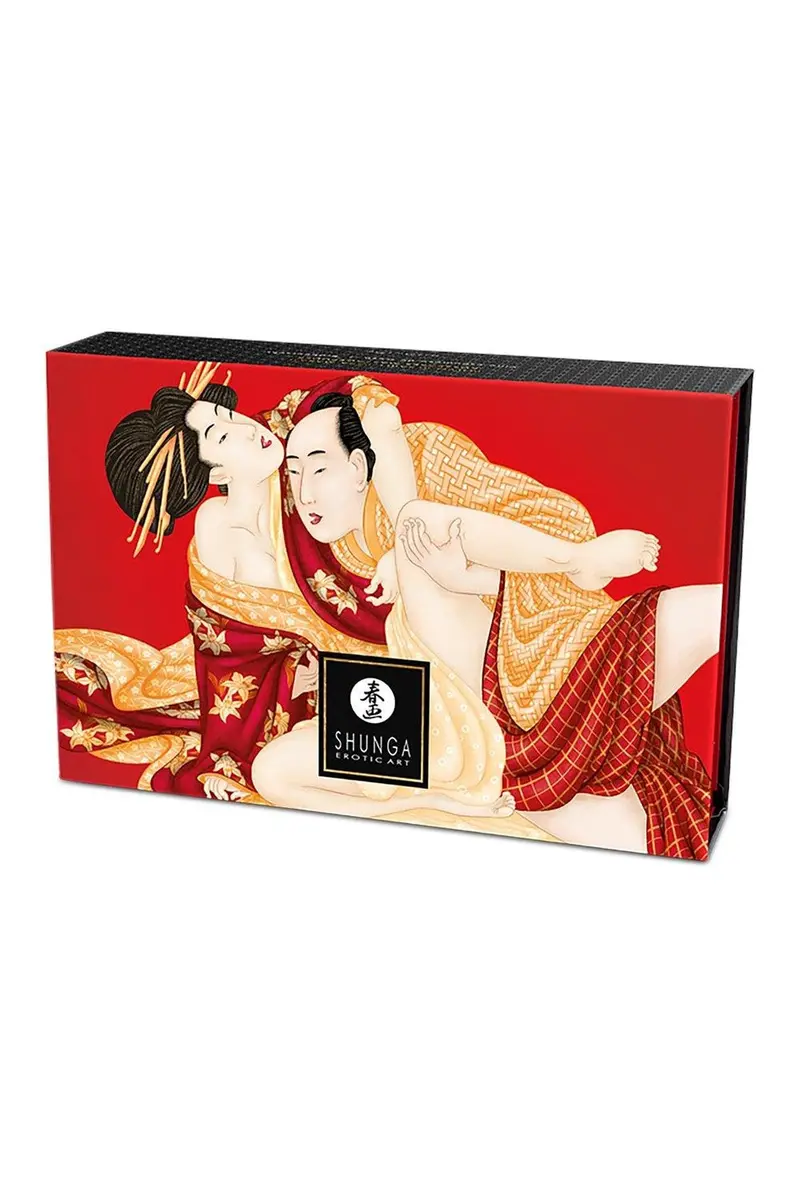 Shunga Kissable Massage Powder Sparkling Strawberry Wine 1 Oz | Edible, Body-Safe, Fun Foreplay - view 2