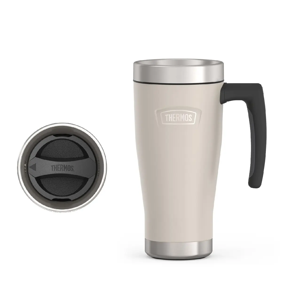 THERMOS ICON SERIES Stainless Steel Mug 16 oz | Leak-Proof & Durable - main product image