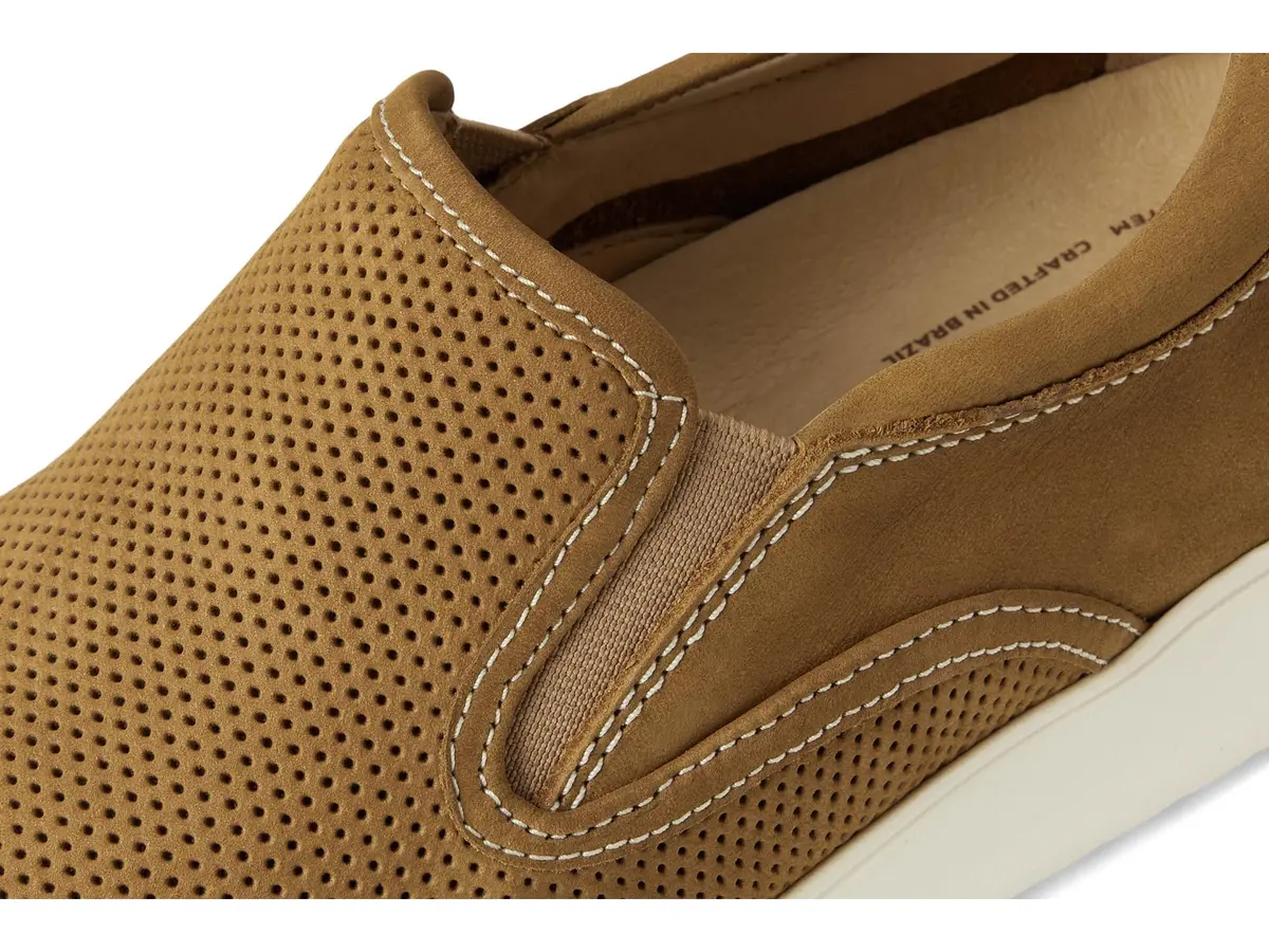 Samuel Hubbard Olema Slip-On Nutmeg Nubuck 9 D (M) | Trendsetting Casual Leather Loafer - view 6