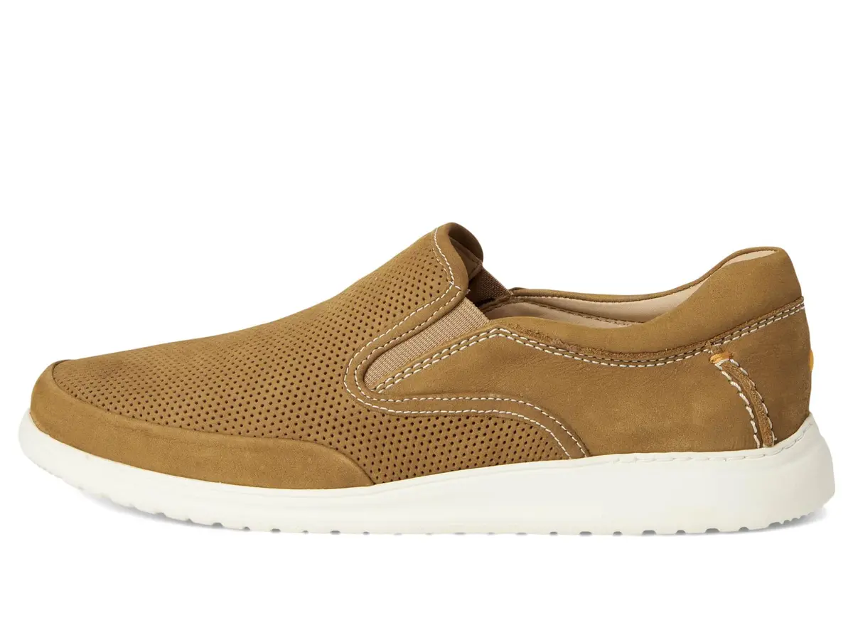 Samuel Hubbard Olema Slip-On Nutmeg Nubuck 9 D (M) | Trendsetting Casual Leather Loafer - view 4