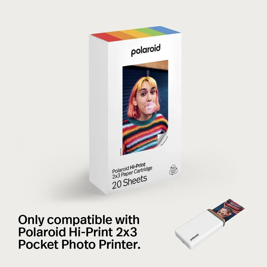 Polaroid Hi-Print 2nd Gen Bluetooth Photo Printer 2x3 Inch Prints | Black Printer Only (9129) - view 9