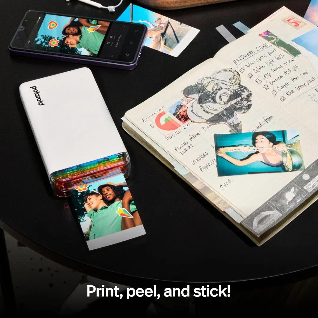 Polaroid Hi-Print 2nd Gen Bluetooth Photo Printer 2x3 Inch Prints | Black Printer Only (9129) - view 2