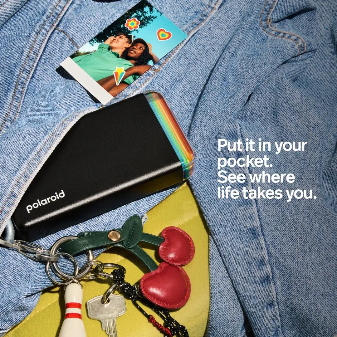 Polaroid Hi-Print 2x3 Pocket Photo Printer Gen2 Black with 40 Photos | Dye-Sublimation Bluetooth Printer - view 3