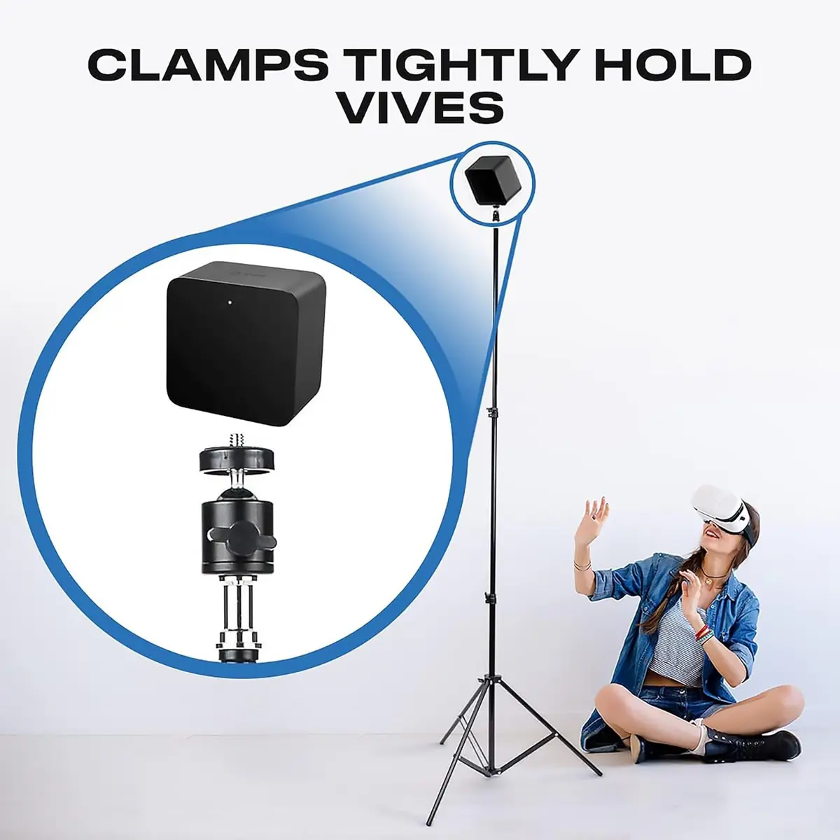 Skywin VR Tripod Stand for HTC Vive Base Station - 4 Adjustable Stands | Adjustable Height & Portable - view 5