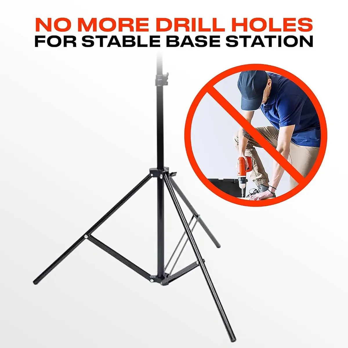 Skywin VR Tripod Stand for HTC Vive Base Station - 4 Adjustable Stands | Adjustable Height & Portable - view 2