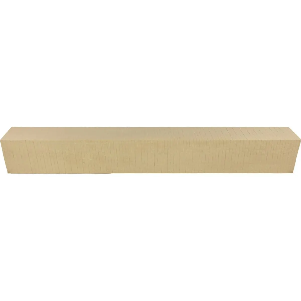 Ekena Millwork 3 1/2"W x 5 1/2"H x 16-ft. L 3-Sided (U-Beam) Resawn Rip HeritageTimber Faux Wood Ceiling Beam, Primed Tan | Lightweight, Authentic Look - view 4