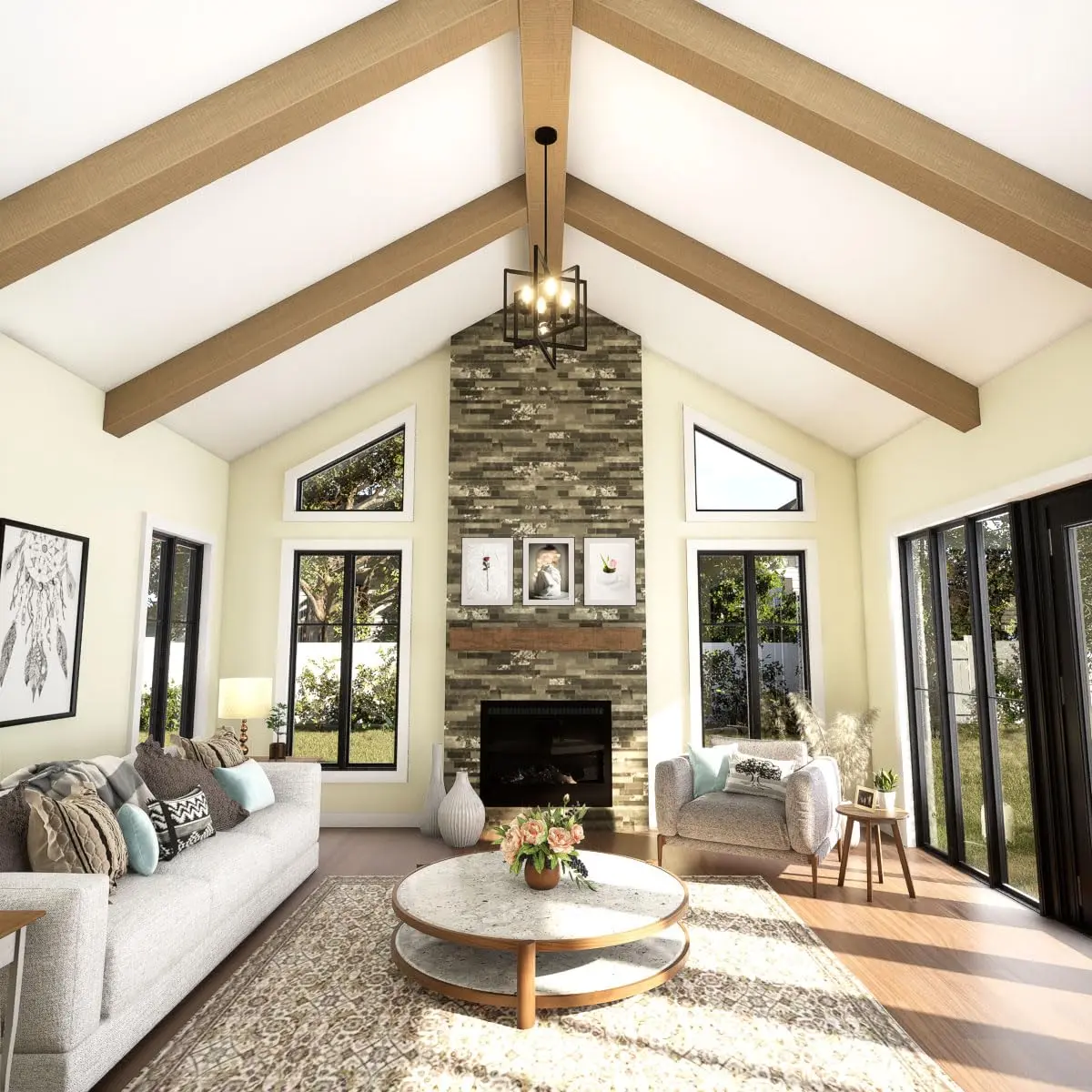 Ekena Millwork 3 1/2"W x 3 1/2"H x 20-ft. L 3-Sided (U-Beam) Resawn Rip HeritageTimber Faux Wood Ceiling Beam, Natural White Oak | Authentic USA Design - view 8