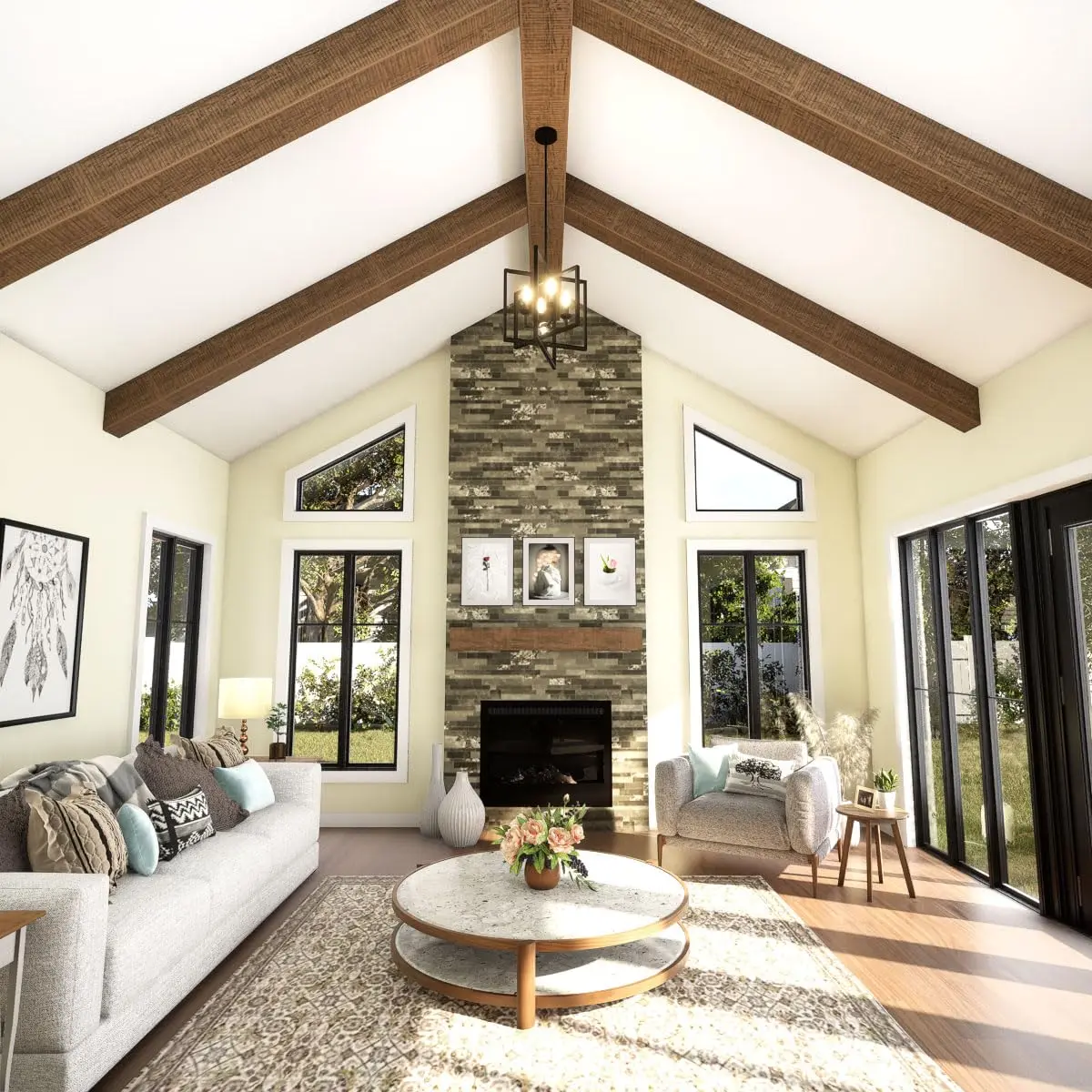 Ekena Millwork 5 1/2"W x 5 1/2"H x 24-ft. L 3-Sided U-Beam HeritageTimber Faux Wood Ceiling Beam, Kona Brown | Lightweight, authentic wood look - view 8