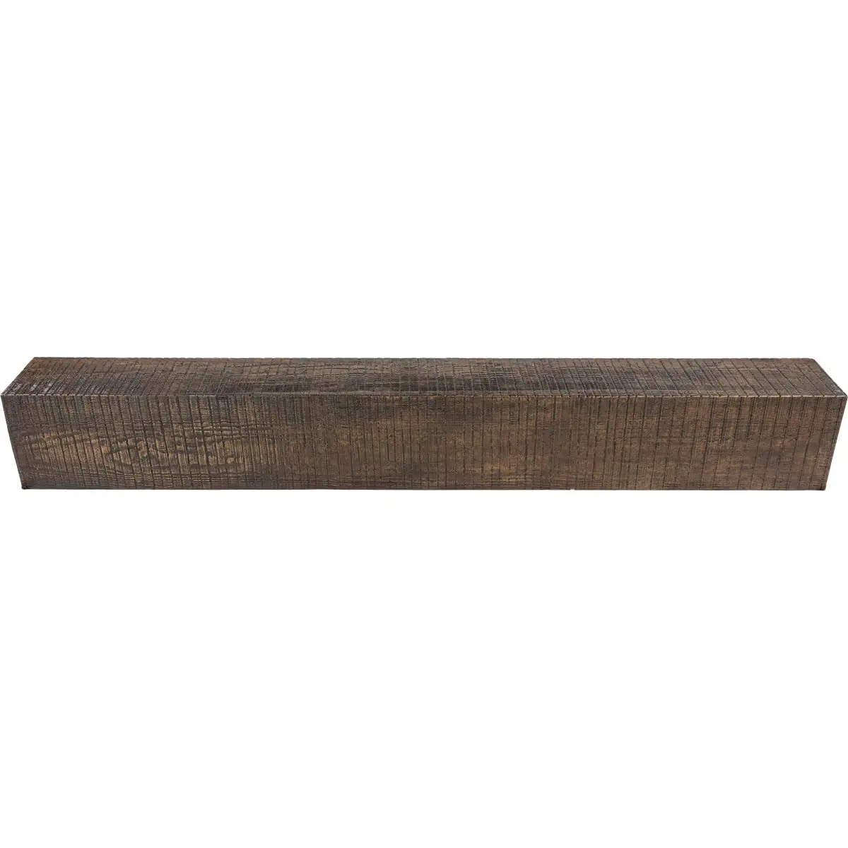 Ekena Millwork 5 1/2"W x 5 1/2"H x 24-ft. L 3-Sided U-Beam HeritageTimber Faux Wood Ceiling Beam, Kona Brown | Lightweight, authentic wood look - view 4