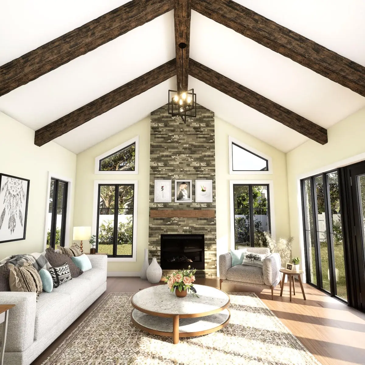 Ekena Millwork 7 1/2"W x 7 1/2"H x 8-ft. L 3-Sided U-Beam Salvaged Timber HeritageTimber Faux Wood Ceiling Beam, Kona Brown | Authentic USA-Style Design - view 8
