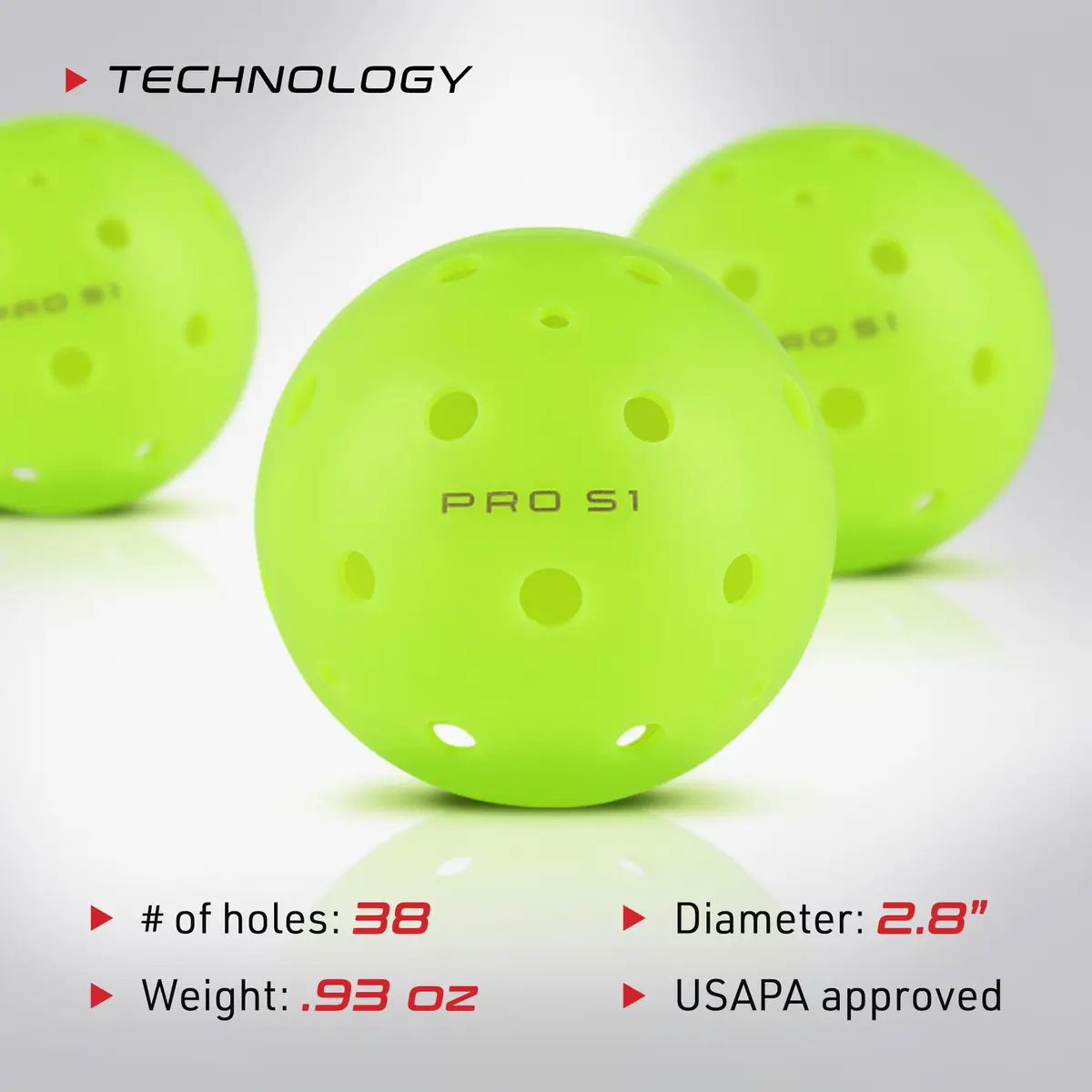 Selkirk Sport Pro S1 Outdoor Pickleballs | USAPA Approved | 100 Pack - view 6