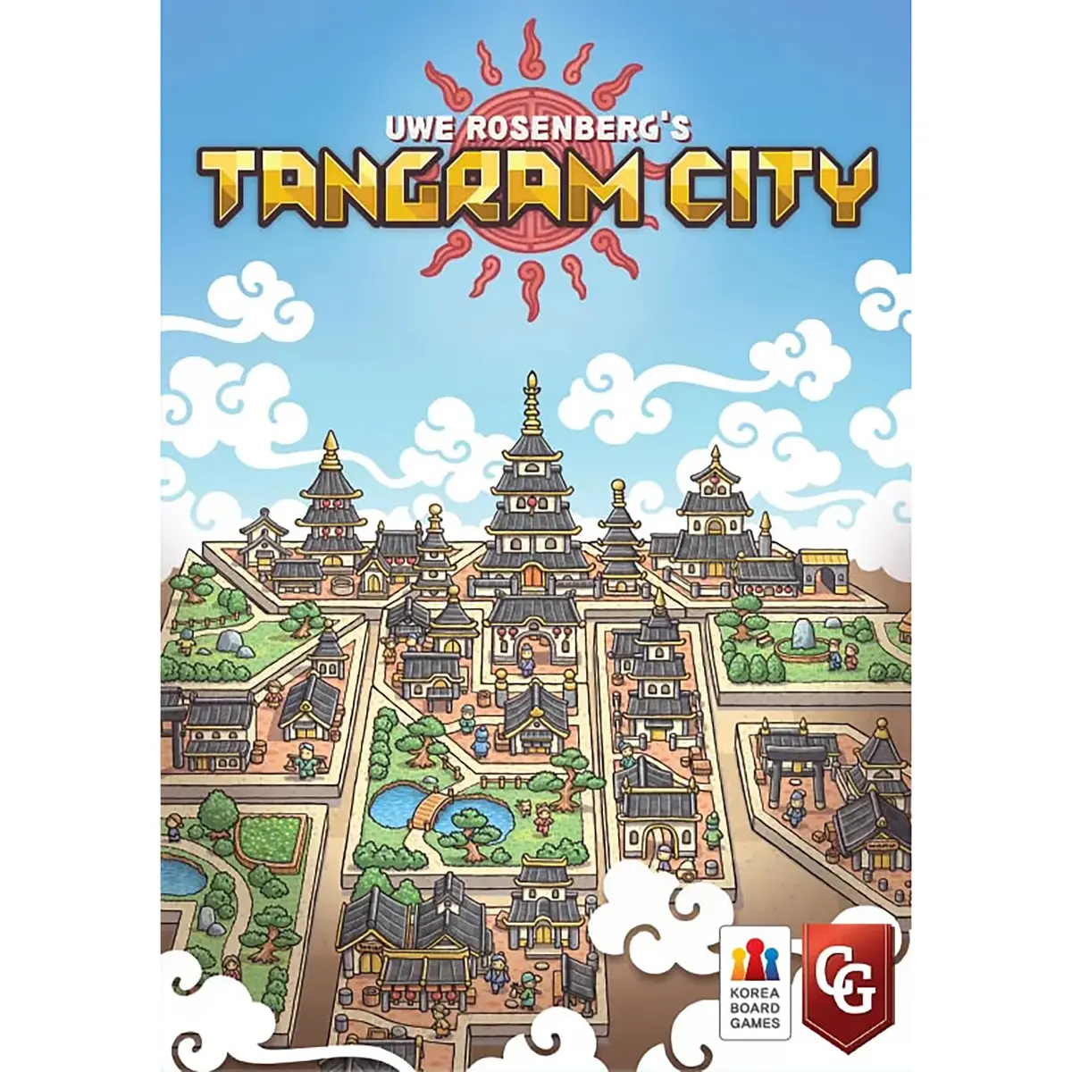 Capstone Games Tangram City Strategy Board Game 1-4 Players | ASTM-Tested Educational Toy - view 5