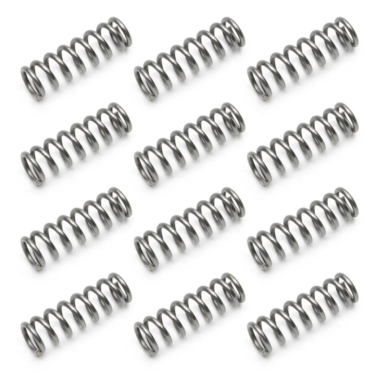 Cilky 304 Stainless Steel Compression Springs 0.3mm x 4mm x 25mm | Pack of 20 for DIY Projects - main product image
