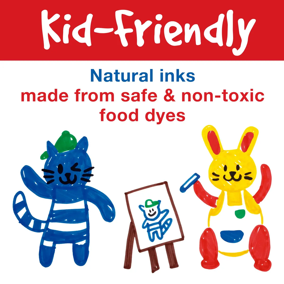 Faber-Castell Little Creatives Extra Jumbo Washable Markers for Kids - 6 Colors (156 g) | Non-Toxic & Teacher-Recommended - view 7
