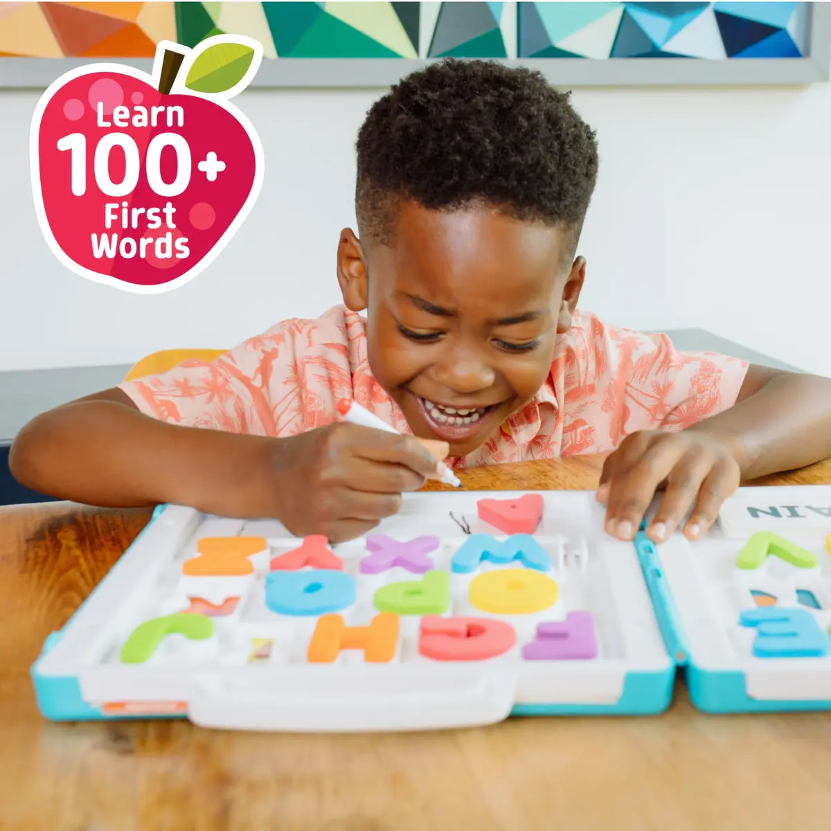 Chuckle & Roar All About ABC’s Travel Case – On-the-Go Alphabet Learning Set with Chunky Foam Letters, Dry-Erase Board, Spelling Cards & Puzzle for Kids 3+ - view 6