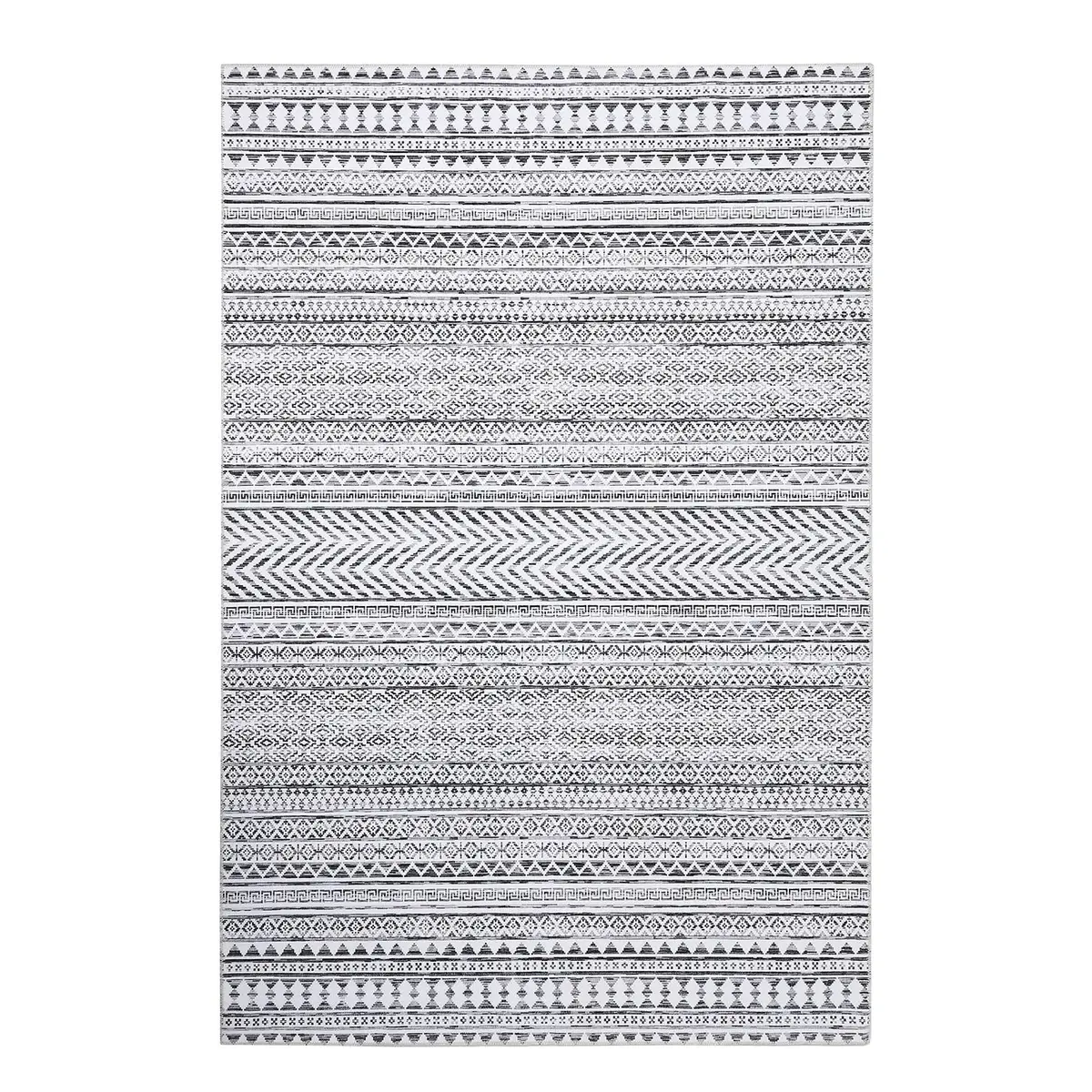 WESTLOOM 9x12 Large Living Room Rug Washable Indoor Non-Slip Grey | Stain & Water Resistant - view 2