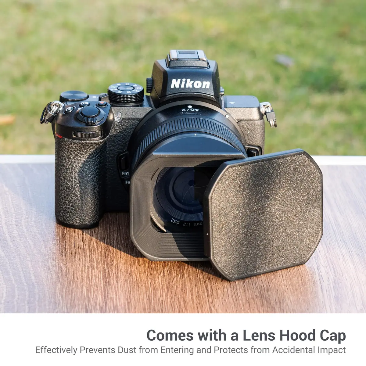 JJC Lens Hood for Nikon NIKKOR Z 40mm F2 (SE), Z 40mm F2 & Z 26mm F2.8 Lens | Aluminium Alloy No Vignetting with Cap - view 5