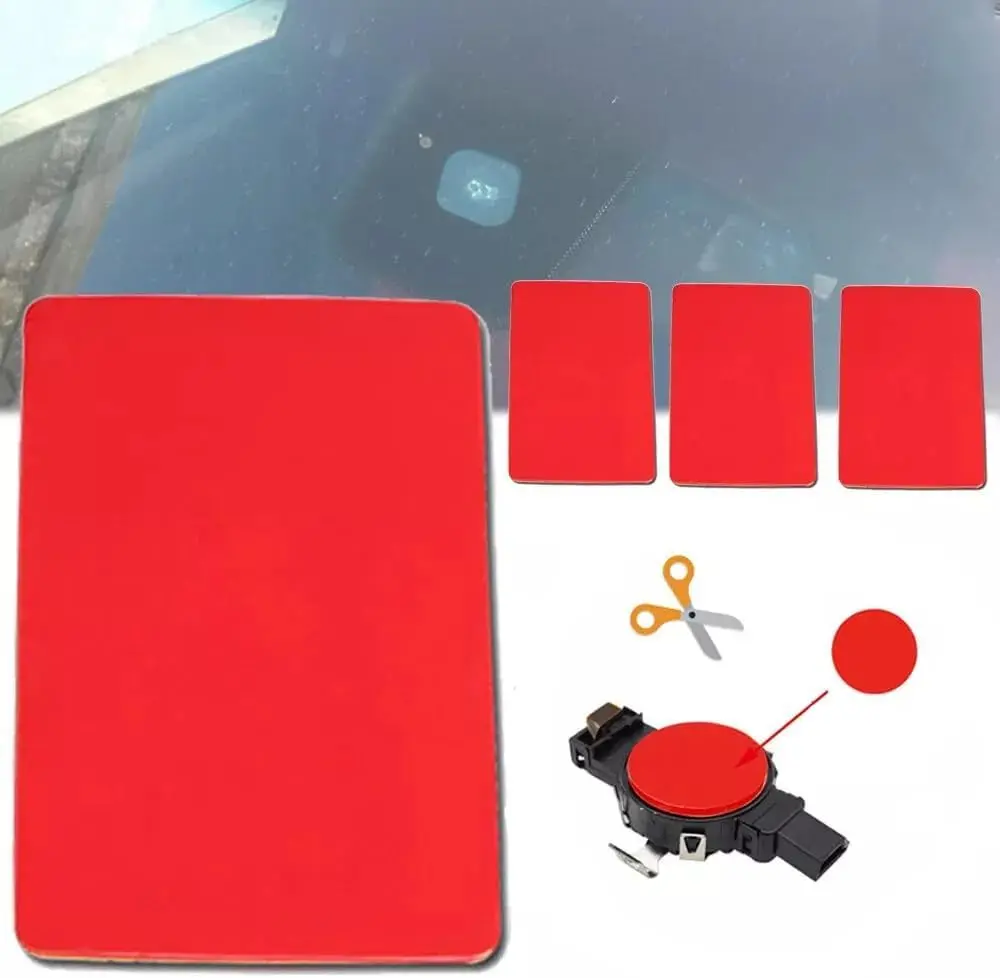 HOMEWITHU Rain Sensor Gel Pad 4PCS | Silicone Adhesive Film for Windshield Chip Repair - view 4