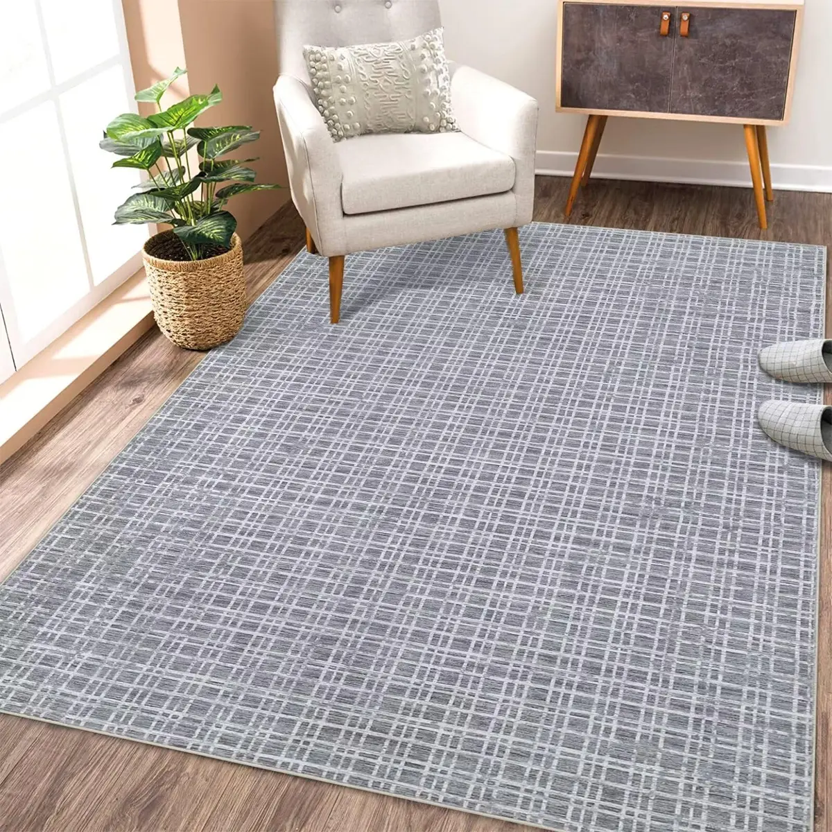 WESTLOOM 9x12 Area Rug | Machine Washable Non Slip Indoor Farmhouse Rug (9' x 12') - main product image