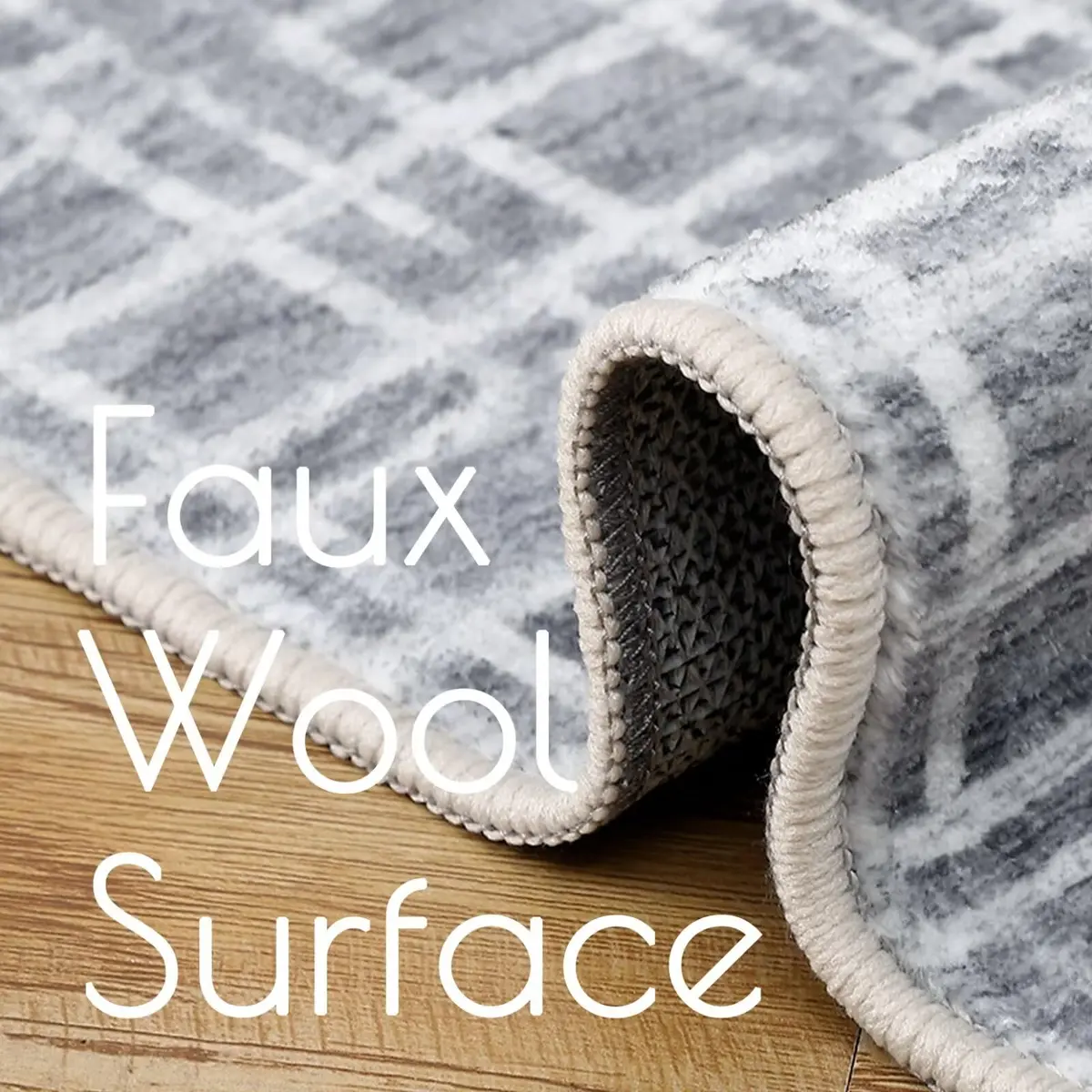 WESTLOOM 9x12 Area Rug | Machine Washable Non Slip Indoor Farmhouse Rug (9' x 12') - view 4