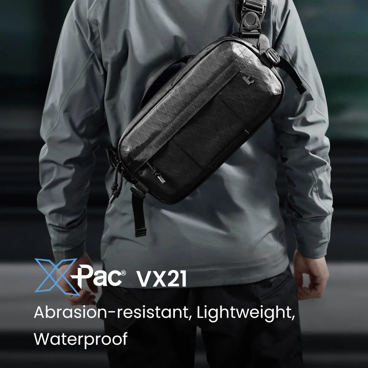 tomtoc 5.5L X-Pac Sling Crossbody Bag for Nintendo Switch 2/ROG Xbox Ally X | Waterproof Urban Travel Companion - view 2
