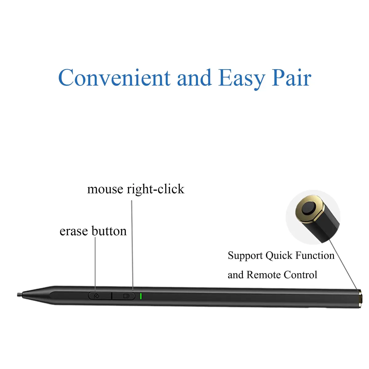 Mingxiong Active Pen 2.0 (C582S) with Bluetooth & MPP 2.0 Technology | 4096 Pressure Levels, 70-Hour Battery Life - view 6