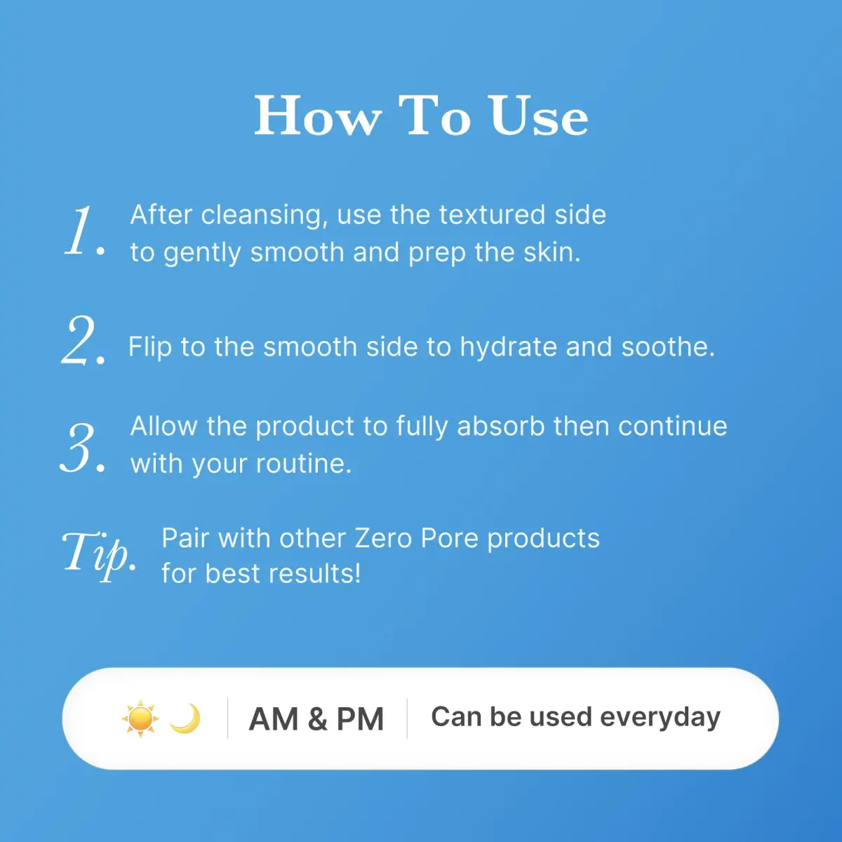 medicube Zero Pore Pads Mild 2.0 Toner Pads 70 Count (Pack of 1) | Gentle Exfoliation for Pores & Blackheads - view 6