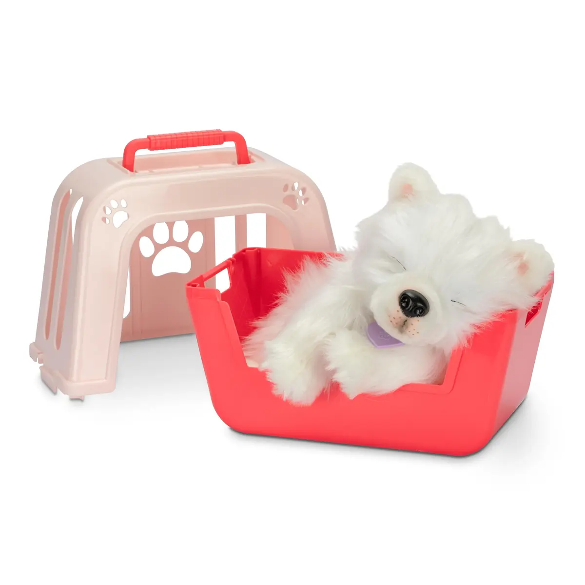 Little Live Pets My Really Real Puppy Luna the Samoyed Interactive Plush | 60 Sounds & Reactions, Weighted Paws, Movable Eyes - view 5
