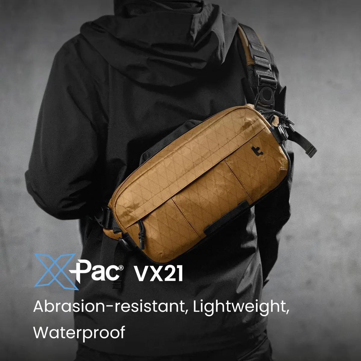 tomtoc 5.5L X-Pac Sling Crossbody Bag for Nintendo Switch 2/ROG Xbox Ally X | Urban Waterproof Design - view 2