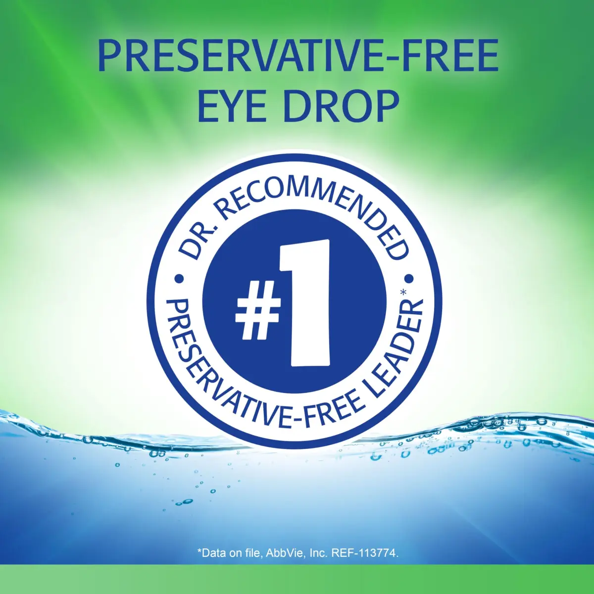 Refresh Tears PF Preservative-Free Artificial Tears Lubricant Eye Drops 10 mL (0.33 fl oz) | Fast-Acting Relief for Dry Eyes - view 2