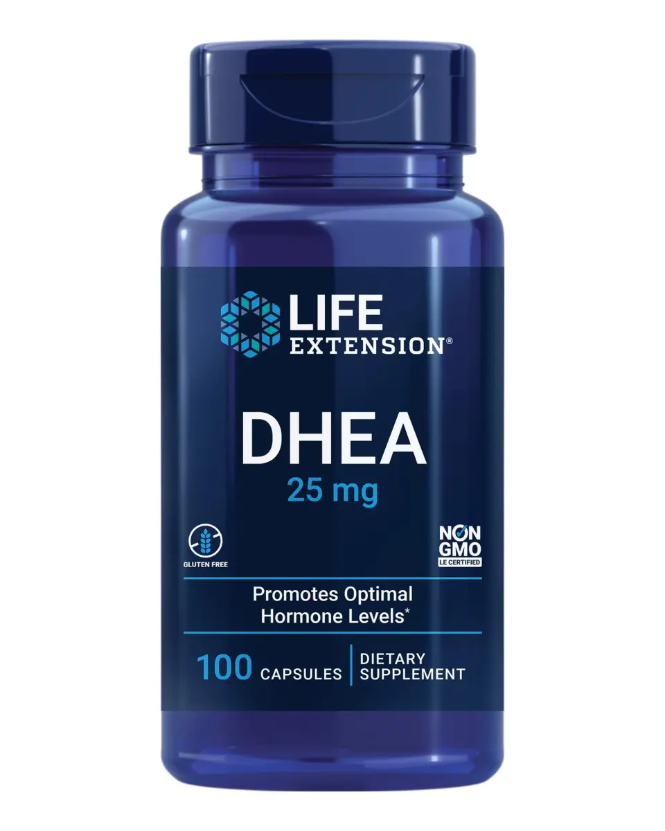 Life Extension N-Acetyl-L-Cysteine (NAC) 600 mg & DHEA 25 mg | Immune, Respiratory, Hormone Balance Support | 60 Capsules - view 5