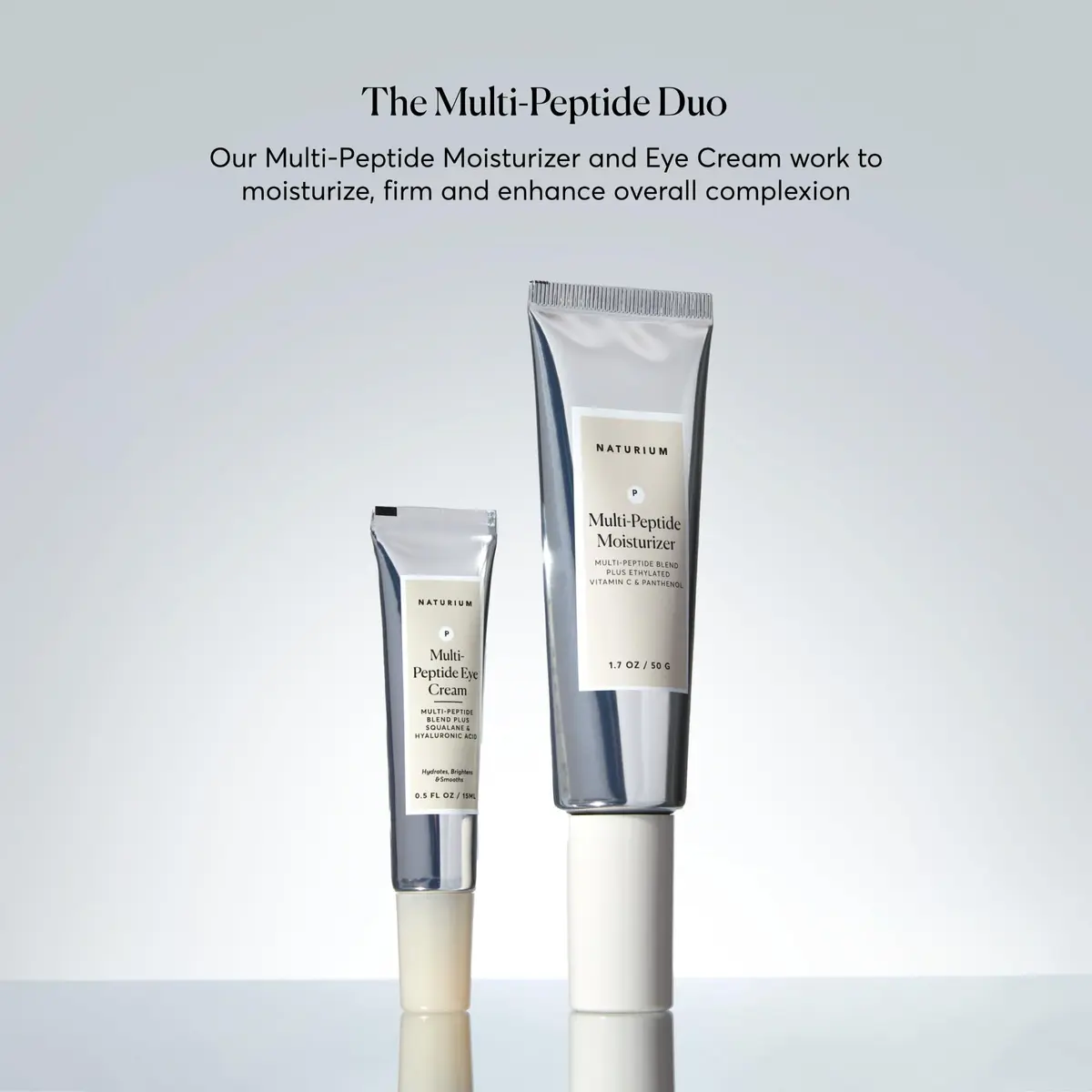 Naturium Multi-Peptide Moisturizer Jumbo, Hydrating & Smoothing Skin Care, 255 ml (8.5 fl oz) | Clinically Effective Formula - view 7