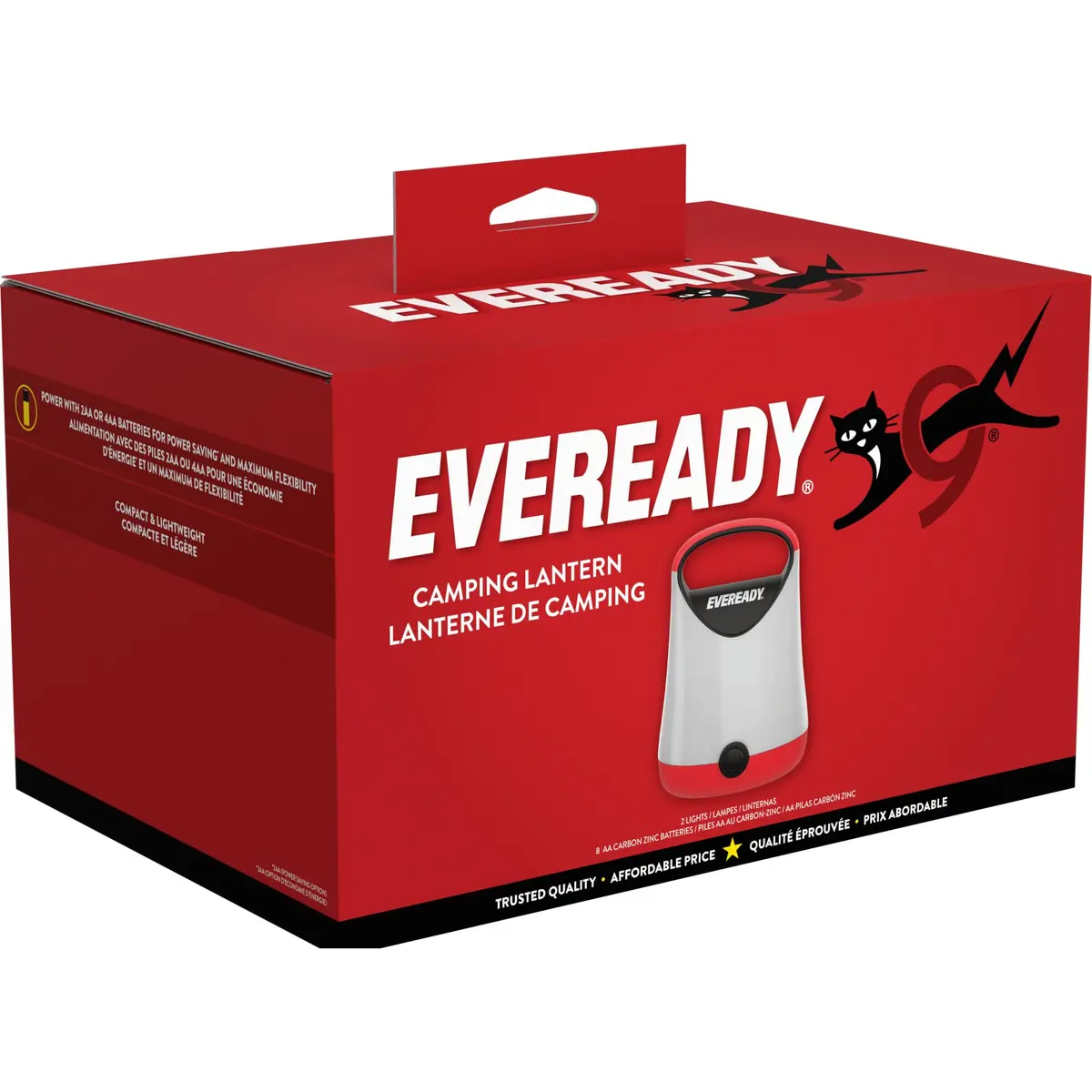 Eveready LED Camping Lantern X-250 (2-Pack, 250 Lumens) | 100 Hour Run-time, Water Resistant - view 7