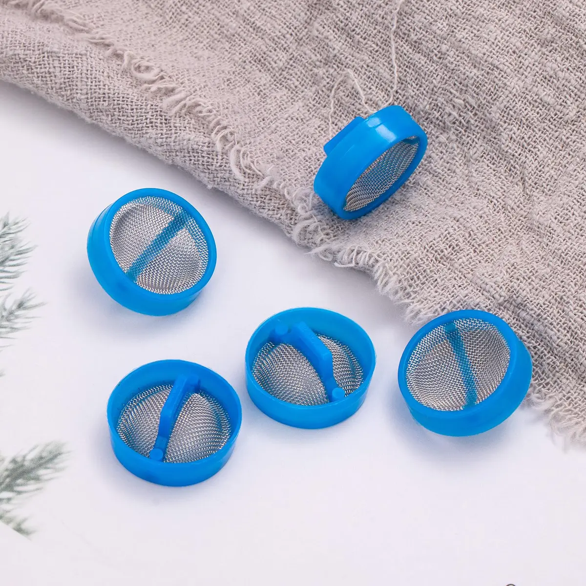 CustomyLife Water Inlet Valve Filter for Washer, 2pcs | High-Quality Stainless Steel & Reusable - view 7