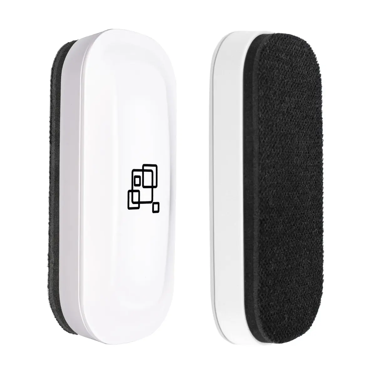 maxtek Magnetic Dry Erase Eraser, Pure White, 2 Pack | Strong Magnetic Grip, Durable ABS, Ergonomic Comfort - main product image