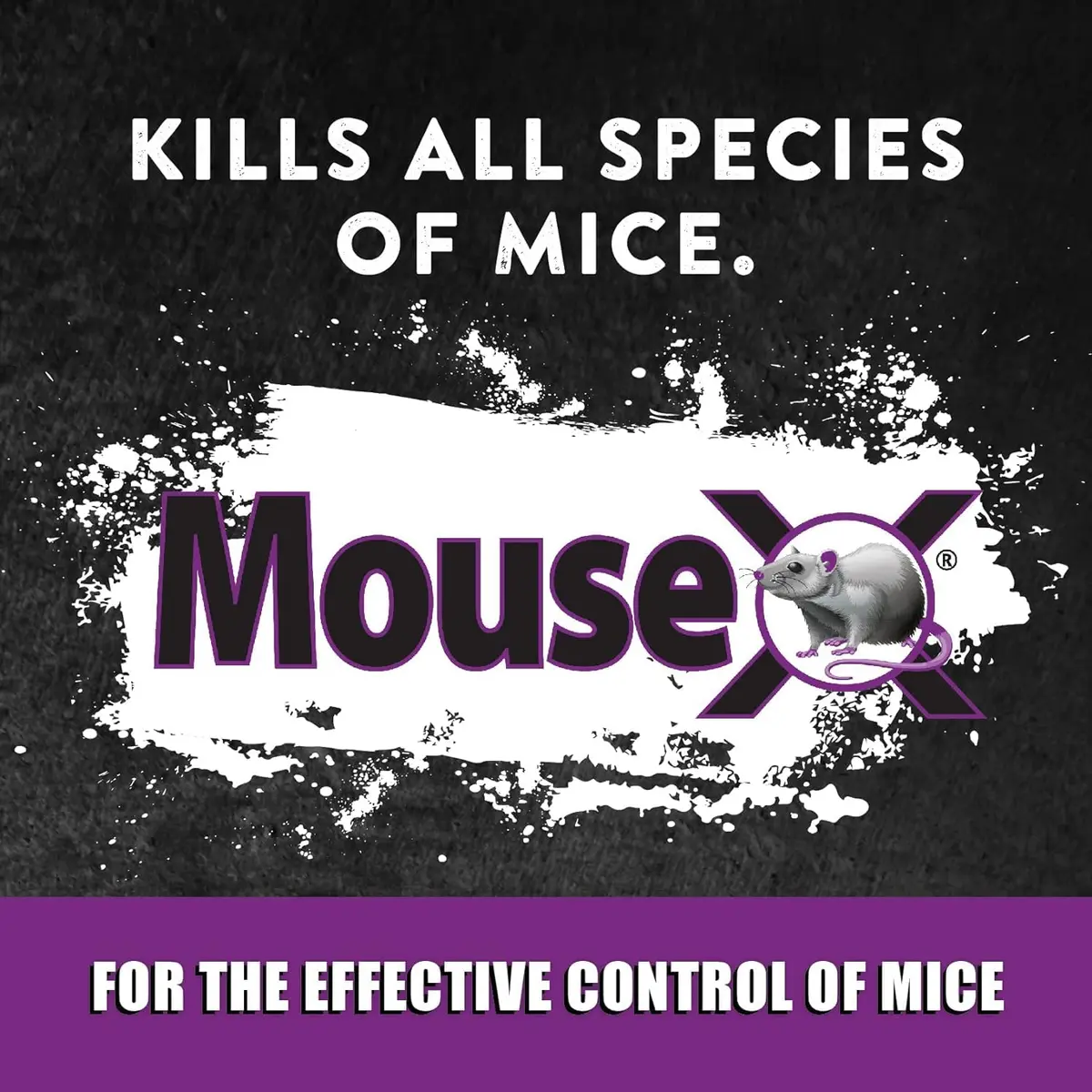 MouseX Throw Packs- for All Species of Rats Mice Safe Around Pets- Pack of 2 | Indoor & Outdoor Rodent Control Pellets - view 3