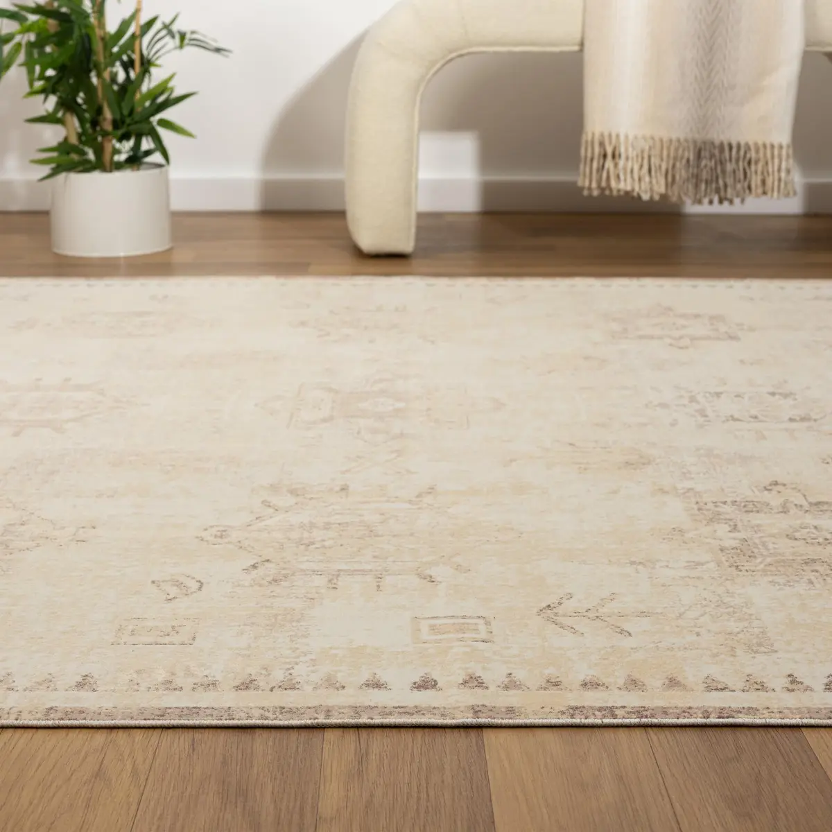 Harlow Hill 3x4 Machine Washable Area Rug | Water-Repellent & Stain-Resistant, Non-Slip Latex Backing (91 characters) - view 2