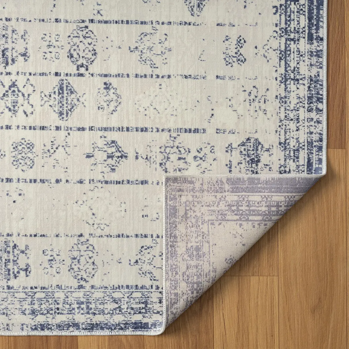Harlow Hill 5x7 Machine Washable Area Rug | Water-Repellent & Stain-Resistant, Non-Slip Latex Backing - view 6