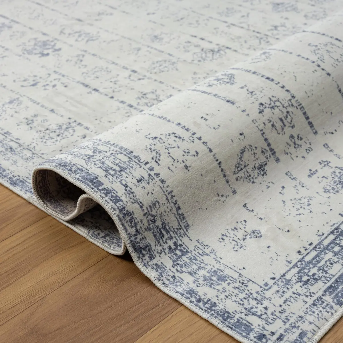 Harlow Hill 5x7 Machine Washable Area Rug | Water-Repellent & Stain-Resistant, Non-Slip Latex Backing - view 4