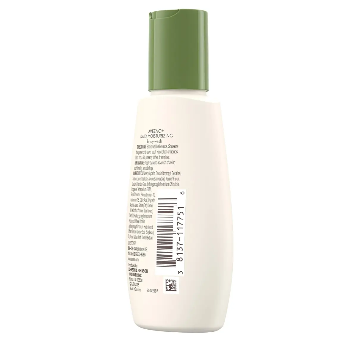 Aveeno Daily Moisturizing Body Wash 200ml (6.76 Fl Oz) | Prebiotic Oat for Dry Sensitive Skin - view 5